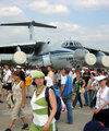 МАКС-2007. Ил-76МД-90 (военно-транспортная модификация самолета Ил-76). Фото Граней.Ру