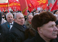 Митинг КПРФ 23 февраля 2009 года в Москве. Фото Д.Борко/Грани.Ру