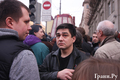 Сергей Давидис (в центре) и Николай Ляскин на Триумфальной площади 31.03.2010. Фото Е. Михеевой/Грани.Ру