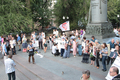 Пикет в годовщину убийства Натальи Эстемировой. Фото Людмилы Барковой/Грани.Ру 