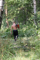 Увидев активистов, рубщики леса разбежались. Фото Л.Барковой