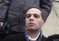 Владимир Милов у Хамовнического суда 27.12.2010. Фото Л.Барковой