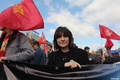 Дарья Митина на первомайском шествии 2011 года. Фото Е.Михеевой/Грани.Ру