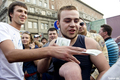 Провокаторы на Триумфальной 31 августа. Фото Е. Михеевой/Грани.Ру