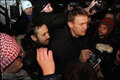Алексей Навальный после освобождения. Слева - депутат Госдумы Илья Пономарев. Фото Константина Рубахина