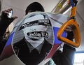 Матвей Крылов (Дмитрий Путенихин) - организатор акции Party Riot Bus. Фото Вероники Максимюк/Грани.Ру