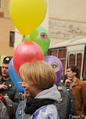 "Фестиваль" в поддержку Pussy Riot у Таганского суда. Фото Вероники Максимюк/Грани.Ру