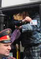 Задержание журналистки в Цаговском лесу. Фото Вероники Максимюк/Грани.Ру