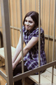 Надежда Толоконникова в Таганском суде 20 июня. Фото Вероники Максимюк/Грани.Ру