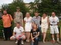 Сергей Кривов с товарищами после акции. Лето 2012
