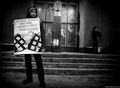 Пикет у Музея Маяковского 7 февраля. Фото Людмилы Барковой