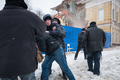 Защита памятника архитектуры в Нижнем Новгороде. Фото: reat-spirit.livejournal.com