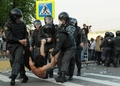 Задержание Андрея Барабанова на Болотной площади. Фото Андрей Карпов/ИТАР-ТАСС