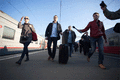 Супруги Навальные на вокзале перед отъездом в Киров 16 апреля. Фото: Ю.Тимофеев/Грани.Ру