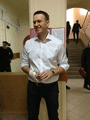 Алексей Навальный в Ленинском райсуде Кирова. Фото Анны Ведуты