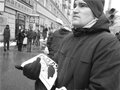 Алексей Гаскаров, бывший «химкинский заложник», на акции "Белое кольцо". 26 февраля 2012 года. Фото: Влад Тупикин