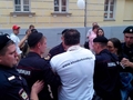 Задержание Михаила Кригера на прогулке в честь 50-летия МБХ. Фото Юрий Тимофеев/Грани.Ру