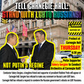 Плакат к акции в Карнеги-холле с сайта queernationny.org