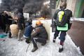 Бой на Грушевского 22 января. Фото Юрия Тимофеева/Грани.Ру