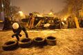 22 января. Вечер на баррикадах. Фото Юрия Тимофеева/Грани.Ру