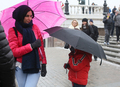 Флэшмоб на Манежной в защиту "Дождя". Фото Евгении Михеевой/Грани.Ру