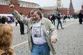 Юрий Емельянов во время акции на Красной площади. Фото Елена Ростуновой