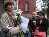 Ольга Зеленина после освобождения. Фото Наталии Деминой