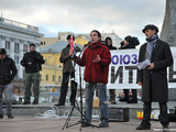 Митинг в защиту образования. Григорий Колюцкий