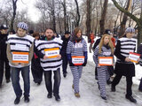 Театрализованная акция в защиту политзеков 1 декабря 2012 года. Фото: Грани.Ру