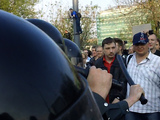 Михаил Косенко на Болотной. Кадр видеозаписи