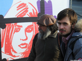 Пикеты в поддержку Надежды Толоконниковой. Фото Ники Максимюк/Грани.Ру