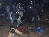 Избиение Ирины Коцюбинской. Фото с сайта fakty.ua