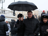 Задержание Николая Ляскина в защиту "Дождя". Фото Евгении Михеевой/Грани.Ру