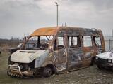 Сожженный автобус Башира Плиева