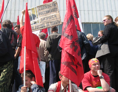 Митинг в Останкино за свободу слова. Фото Граней.Ру