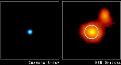 X-ray: NASA/CXC/MPE/S.Komossa et al.; Optical: ESO/MPE/S.Komossa