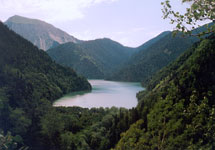 Абхазия. Озеро Рица