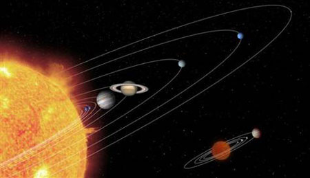 Сравнительные размеры нашей Солнечной системы и системы коричневого карлика. Изображение NASA/JPL-Caltech